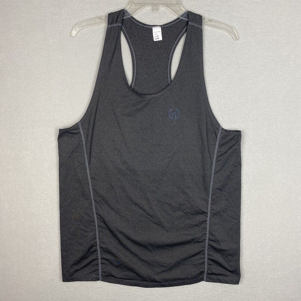 Neleus Tank Top Mens Medium Black Shirt Workout Exercise Running Weight Lifting
